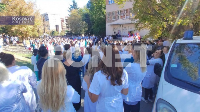 Protest zdravstvenih radnika